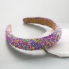 New sponge fashionable wide-edge headband from Europe and America, a versatile wide-edge hair pressure and face-washing accessory for girls. Wholesale Application Scenario